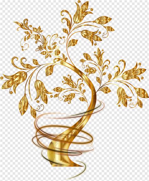 Gold Swirls Tree Icon Christmas Tree Clip Art Banana Tree Christmas