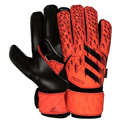 Adidas Torwarthandschuhe Predator Match Fingersave Meteorite Rot