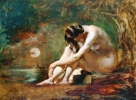Moonlit Nude William Etty als Kunstdruck oder Gemälde