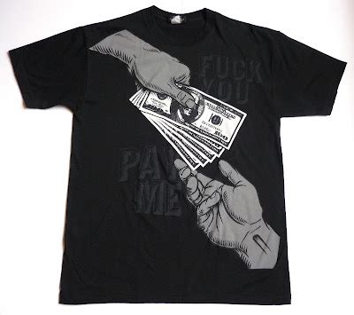 Clvii Expensive Taste Fuck You Pay Me Tee Black