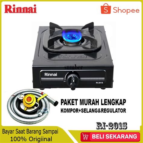 Jual Kompor Gas Tungku Rinnai Ri S Kompor Rinnai Dan Selang