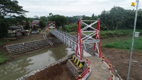 558 Jembatan Gantung Berhasil Dibangun Kementerian PUPR Panjangnya