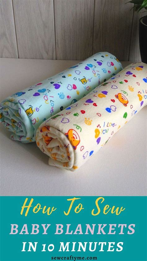 How To Sew A Baby Blanket In 15 Minutes Artofit