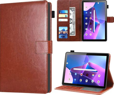 Tgk Trifold Back Flip Stand Case Cover For Lenovo Tab M Plus Rd Gen