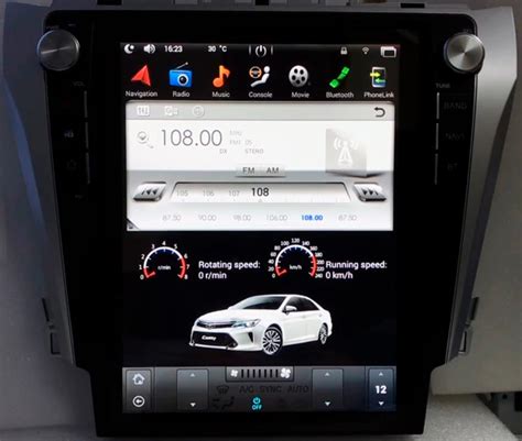 Автомагнитолы с большим вертикальным экраном Tesla Style