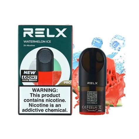 Relx Watermelon Ice Infinity Pro Pods New Look Authentic Fresh Red