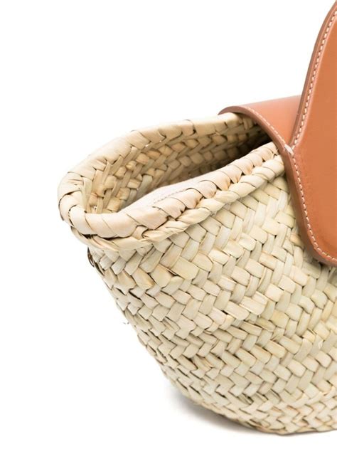 Interwoven Straw Tote Bag Hereu Eraldo