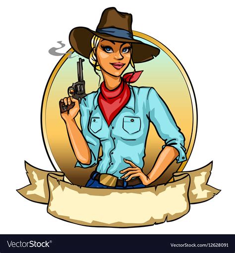 Cowgirl With Gun