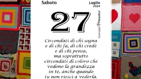 Almanacco Sabato Luglio Accadde Oggi Compleanni Santo E