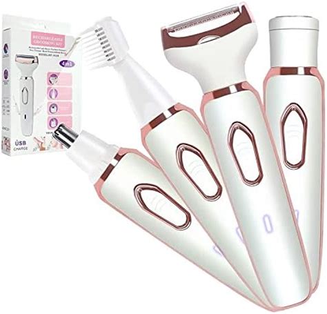 Electric Razor For Women 4 In 1 Hair Trimmer Electric Womens Shaver Bikini Trimmer Body Hair