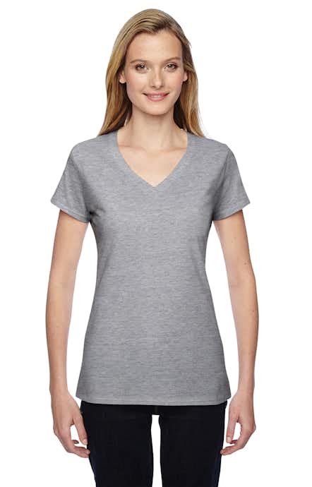 Gildan G64vl Ladies Softstyle® 4 5 Oz Fitted V Neck T Shirt