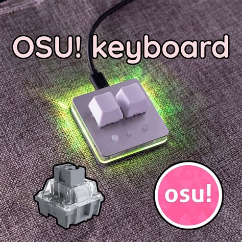 Bàn phím OSU chơi game chuyên dụng nút hot swap led RGB silver speed switch Shopee Việt Nam