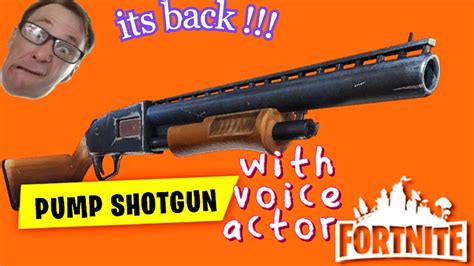 Fortnite Pump Shotgun Is Back Youtube