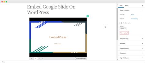 How To Embed Google Slides In Wordpress