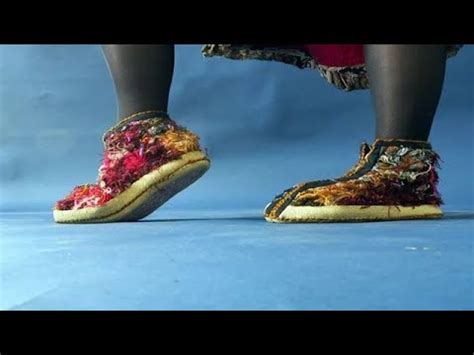 Шьем уютную домашнюю обувь из остатков шерстяных нитей. Мастер класс ...