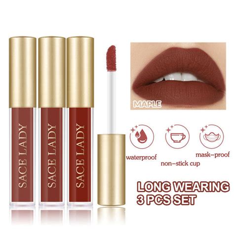 Matte Liquid Lipstick Set Highly Pigmented Liptint Long Lasting Waterproof Nude Lip Makeup In