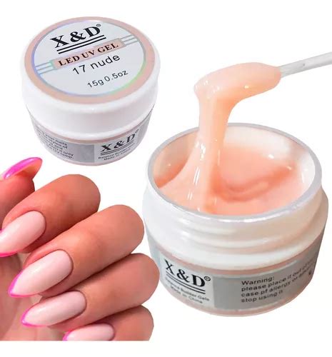 Gel Xed X D Nude G Original Para Alongamento De Unhas Mercadolivre
