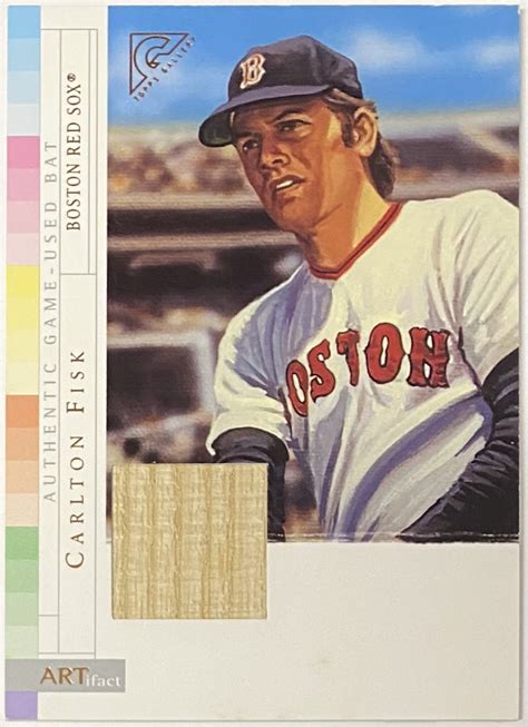 Carlton Fisk 2003 Topps Gallery Boston Red Sox Baseball Hall Of Fame