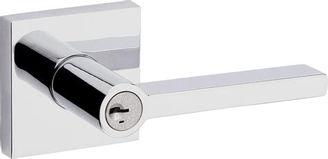 Kwikset Halifax Entry Door Handle With Lock And Key Secure Keyed