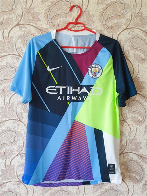 Manchester City Latihan Luangan Baju Bolasepak 2019 Sponsored By Etihad