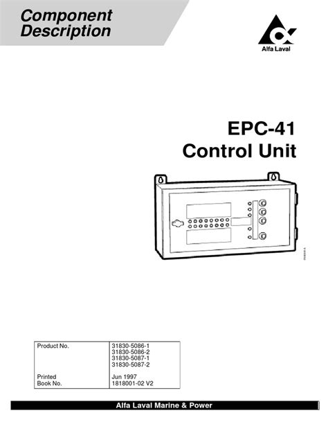 Epc 41 Control Unit | PDF | Relay | Switch