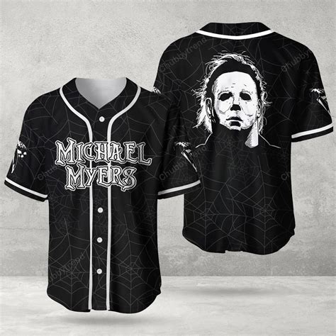 Buy Halloween Michael Myers Spider Character Jersey Shirt Meteew