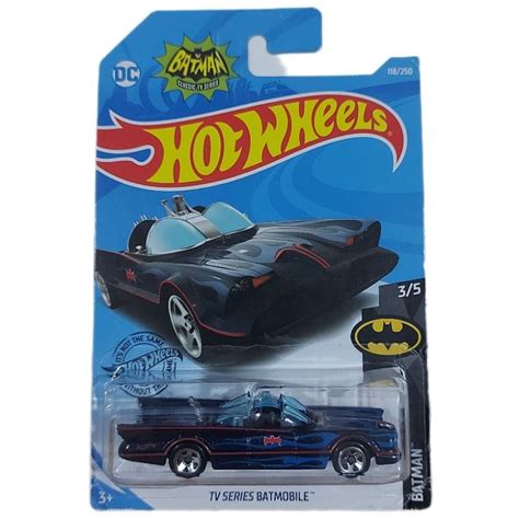 Tv Series Batmobile Batman 3 5 Hot Wheels 2019 FYF61 Shopee Brasil