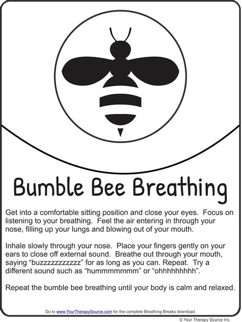 Breathing Breaks Deep Breathing Exercises - Your Therapy Source