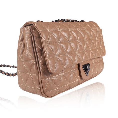 Bolsa Tiracolo Couro Nude Matelasse Nina CAMPEZZO