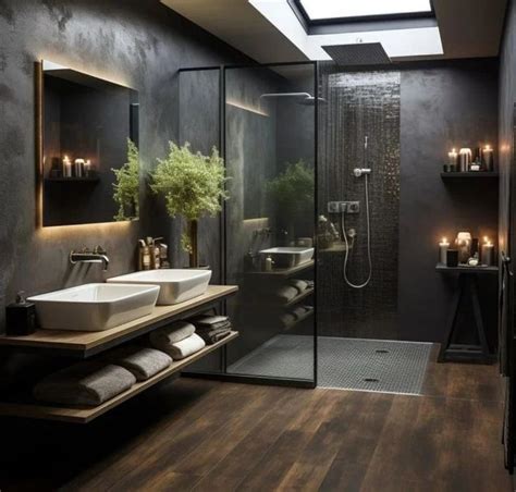 Luxurious Bathroom Design With Skylight