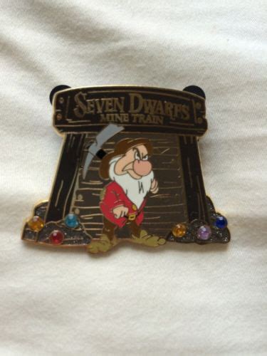 Disneys Snow White Seven Dwarfs Mine Train Jeweled Grumpy Cast Exclusive Ce Pin Antique