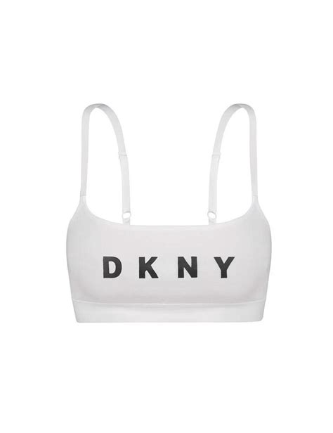 DKNY Logo Seamless Wire Free Scoop Bralette Belle Lingerie DKNY