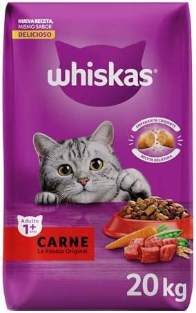 Whiskas Alimento Para Gatos Sabor Carne Adultos 20Kg Amazon Mx