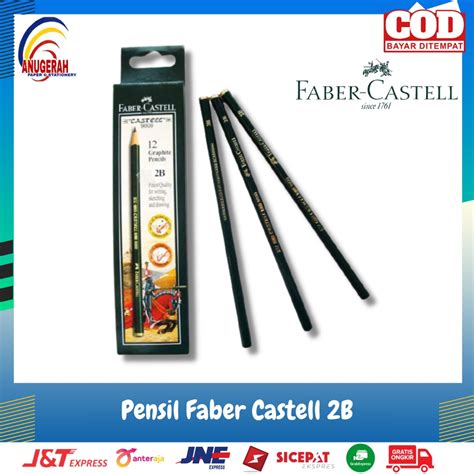 Jual PENSIL FABER CASTELL 2B PCS Shopee Indonesia