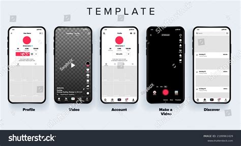 294 Tik Tok Mockup Images Stock Photos Vectors Shutterstock