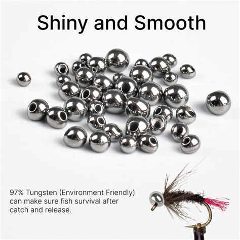 Muunn Pcs Offset Tungsten Beads For Fly Tying Tungsten Jigoff Beads