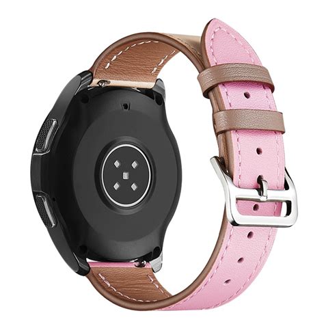 Samsung Galaxy Watch Mm Mm Pro Mm Skinn Klokkereim Lyse