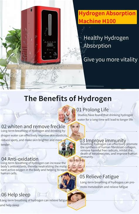 Pure Cc Molecular Hydrogen Therapy Hydrogen Gas Generator