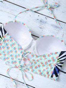 Ethnic Style Geometric Bikini Set In Colormix Zaful