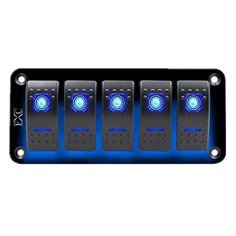 ELING 5 Gang Rocker Switch Panel