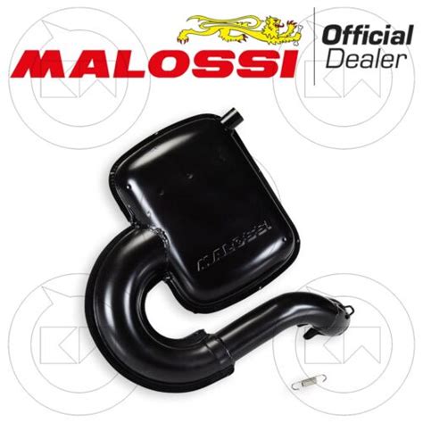 Malossi New Installation Power Classic Exhaust Black Vespa Px