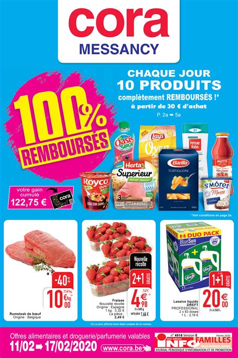 cora fr special  rembourses chez cora messancy   page