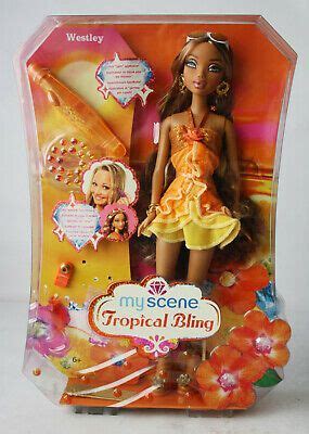 Barbie My Scene Tropical Juicy Bling Kennedy Doll Old