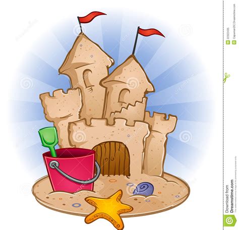 Sand Castle Clipart | Free download on ClipArtMag