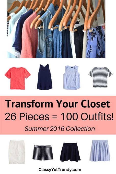 The Essential Capsule Wardrobe E Book Summer 2016 Collection Classy