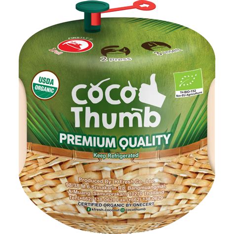 K Fresh Coco Thumb Organic Aromatic Coconut 250g Villa Market