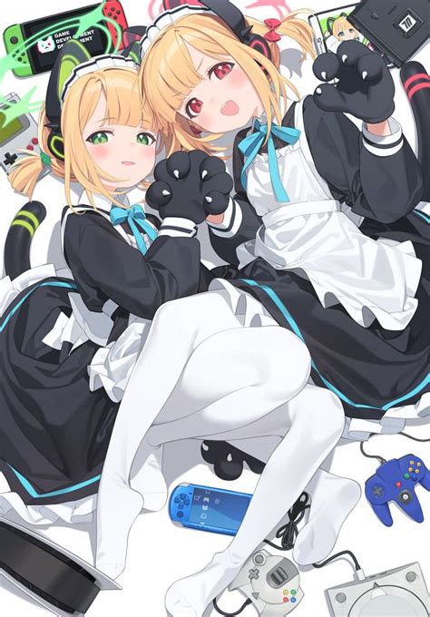 Saiba Twins Blue Archive Image By Kaniman 3938895 Zerochan Anime