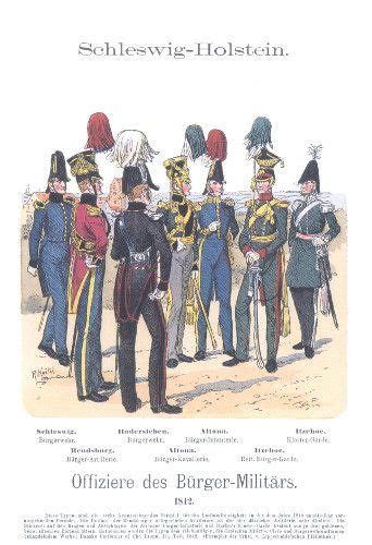 The Army Of Schleswig Holstein German Army German Uniforms