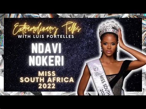 Ndavi Nokeri Miss South Africa 2022 Interview Road To Miss Universe