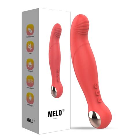MELO Finger Dildo Vibrator Silver RedL アダルトグッズ 大人のおもちゃ通販 FANZA通販